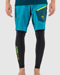 KARPOS Kolesarski nogavčki - LEG COVERS - črna/zelena