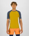 KARPOS Kolesarska  majica s kratkimi rokavi - LAVAREDO - rumena/črna