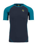 KARPOS Kolesarska  majica s kratkimi rokavi - LAVAREDO - črna/modra