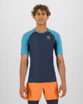 KARPOS Kolesarska  majica s kratkimi rokavi - LAVAREDO - črna/modra