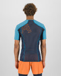 KARPOS Kolesarska  majica s kratkimi rokavi - LAVAREDO - črna/modra