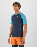 KARPOS Kolesarska  majica s kratkimi rokavi - LAVAREDO - črna/modra