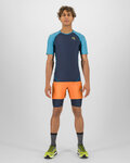 KARPOS Kolesarska  majica s kratkimi rokavi - LAVAREDO - črna/modra