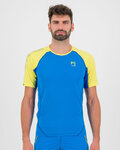 KARPOS Kolesarska  majica s kratkimi rokavi - LAVAREDO - modra/rumena