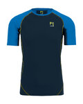 KARPOS Kolesarska  majica s kratkimi rokavi - LAVAREDO - črna/modra