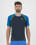KARPOS Kolesarska  majica s kratkimi rokavi - LAVAREDO - črna/modra