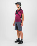 KARPOS Kolesarska  majica s kratkimi rokavi - VERVE - rožnata