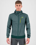 KARPOS Kolesarska  vetru odporna jakna - LOT EVO - zelena/črna