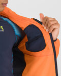 KARPOS Kolesarska  vetru odporna jakna - LOT EVO - oranžna/črna