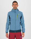 KARPOS Kolesarska  vetru odporna jakna - LOT EVO - svetlo modra/črna