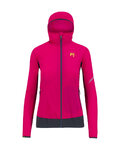KARPOS Kolesarska  vetru odporna jakna - LOT EVO W - rožnata