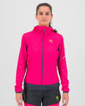 KARPOS Kolesarska  vetru odporna jakna - LOT EVO W - rožnata