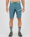 KARPOS Kolesarske kratke hlače brez naramnic - VAL VIOLA - turkizna