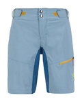 KARPOS Kolesarske kratke hlače brez naramnic - VAL VIOLA - svetlo modra