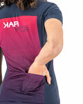 KARPOS Kolesarski dres s kratkimi rokavi - VERVE EVO W - modra/rožnata