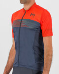 KARPOS Kolesarski dres s kratkimi rokavi - GREEN FIRE - rdeča/siva