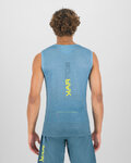 KARPOS Kolesarska  majica brez rokavov - VERVE MESH - modra
