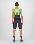 KARPOS Kolesarske kratke hlače z naramnicami - VERVE EVO - črna/siva