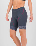 KARPOS Kolesarske kratke hlače brez naramnic - VERVE EVO W - modra/rožnata
