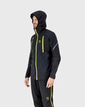 KARPOS nepremočljiva jakna - LAVAREDO RAIN - črna/zelena