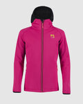 KARPOS Kolesarska  vetru odporna jakna - LAVAREDO WINTER KIDS - rožnata/črna