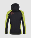 KARPOS Kolesarska  vetru odporna jakna - LAVAREDO WINTER KIDS - zelena/črna