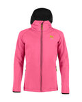 KARPOS Kolesarska  vetru odporna jakna - LAVAREDO KID WINTER - rožnata/črna