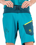 KARPOS Kolesarske kratke hlače brez naramnic - VAL DI DENTRO - modra