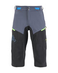 KARPOS Kolesarske kratke hlače brez naramnic - VAL FEDERIA EVO - siva/črna