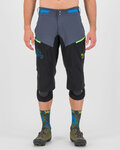 KARPOS Kolesarske kratke hlače brez naramnic - VAL FEDERIA EVO - siva/črna