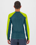 KARPOS Kolesarska  majica z dolgimi rokavi - LAVAREDO - zelena/rumena