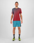 KARPOS Kolesarska  majica s kratkimi rokavi - LAVAREDO ULTRA - rdeča/modra