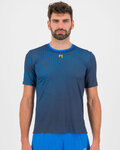 KARPOS Kolesarska  majica s kratkimi rokavi - LAVAREDO ULTRA - črna/modra