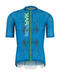 KARPOS Kolesarski dres s kratkimi rokavi - VAL VIOLA - modra/zelena
