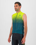 KARPOS Kolesarski dres brez rokavov - VAIL VIOLA  - rumena/zelena