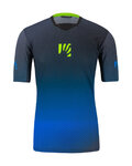 KARPOS Kolesarski dres s kratkimi rokavi - VAL DI DENTRO - modra/črna