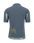 KARPOS Kolesarski dres s kratkimi rokavi - PRALONGIA EVO - siva