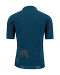KARPOS Kolesarski dres s kratkimi rokavi - PRALONGIA EVO - modra