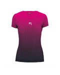 KARPOS Kolesarska  majica s kratkimi rokavi - VERVE MESH W - modra/rožnata