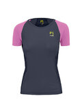 KARPOS Kolesarska  majica s kratkimi rokavi - LAVAREDO EVO W - črna/rožnata