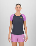 KARPOS Kolesarska  majica s kratkimi rokavi - LAVAREDO EVO W - črna/rožnata