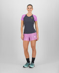 KARPOS Kolesarska  majica s kratkimi rokavi - LAVAREDO EVO W - črna/rožnata