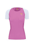 KARPOS Kolesarska  majica s kratkimi rokavi - LAVAREDO EVO W - rožnata/bela