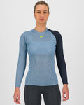 KARPOS Kolesarska  majica z dolgimi rokavi - DINAMICO OCTA W - modra