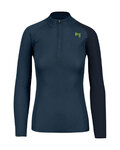 KARPOS Kolesarska  majica z dolgimi rokavi - DINAMICO OCTA W - modra