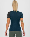 KARPOS Kolesarska  majica s kratkimi rokavi - DINAMICO MERINO 130 W - modra/črna