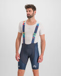 SPORTFUL Kolesarske kratke hlače z naramnicami - PETER SAGAN BODYFIT CLASSIC - modra