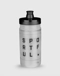 SPORTFUL Kolesarska steklenica za vodo - BOTTLE 550ML - prosojna/črna