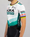 SPORTFUL Kolesarski dres s kratkimi rokavi - BOMBER BORA - bela/zelena