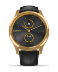 GARMIN pametna ura - VIVOMOVE LUXE 24K GOLD - črna/zlata
